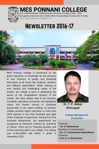 Annual Newsletter 2016-17
